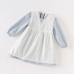 Hello Kitty Sailor Collar Light Blue Dress Ed24