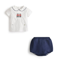 Wyatt Embroidered Outfit Set