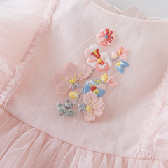 Lolita Princess Floral Pink Dress