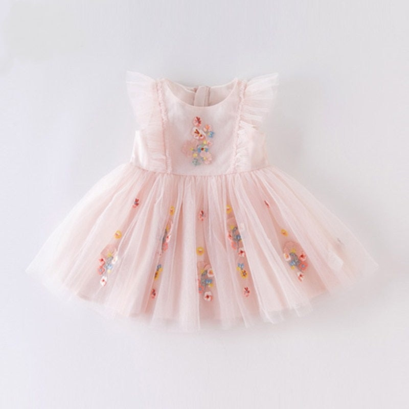 Lolita Princess Floral Pink Dress