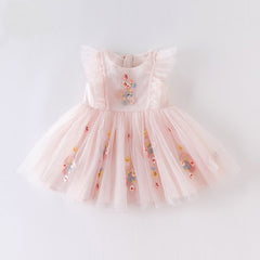 Lolita Princess Floral Pink Dress